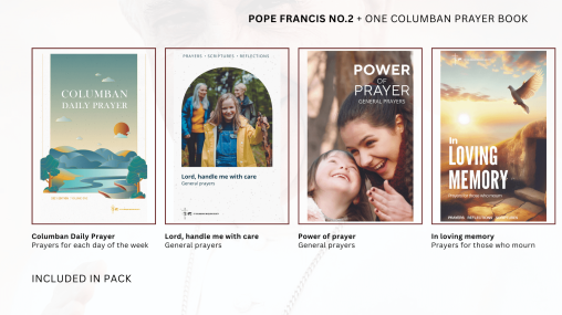 Pope Francis 2 + one Columban Prayer Book