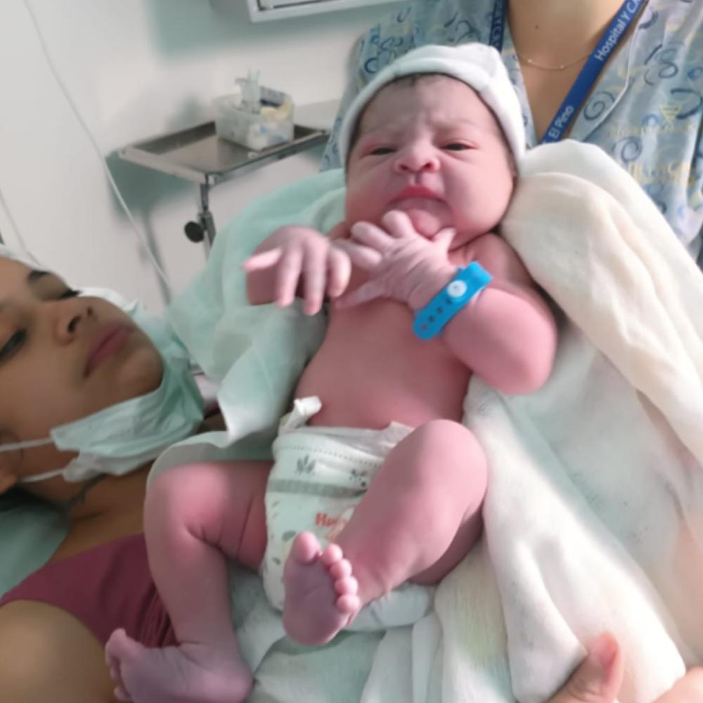 A new baby boy from a desperate Venezuelan young girl has been born, bringing a ray of hope and joy to the situation - Photo: Fr Dan Harding