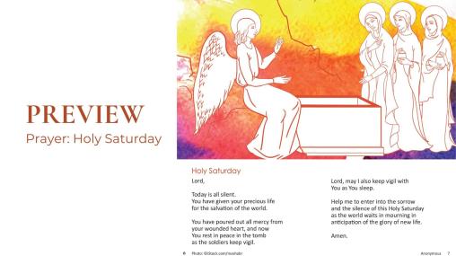 Lent and Easter Prayer book