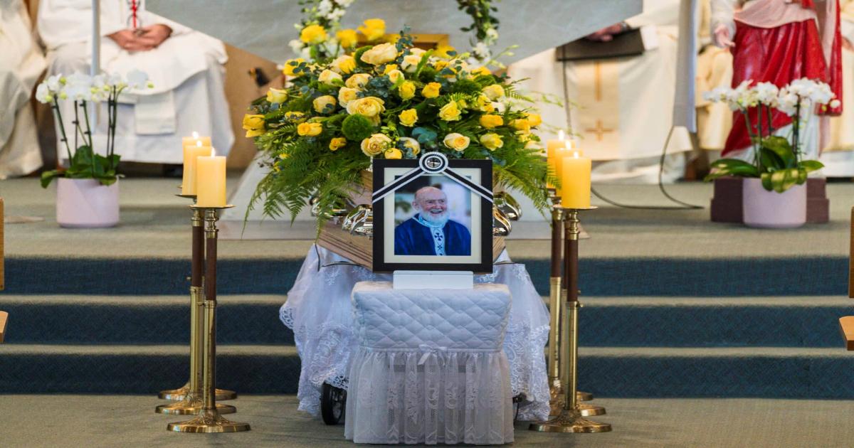 Fr James’ funeral 21 June. Photo: Patrick Lee.