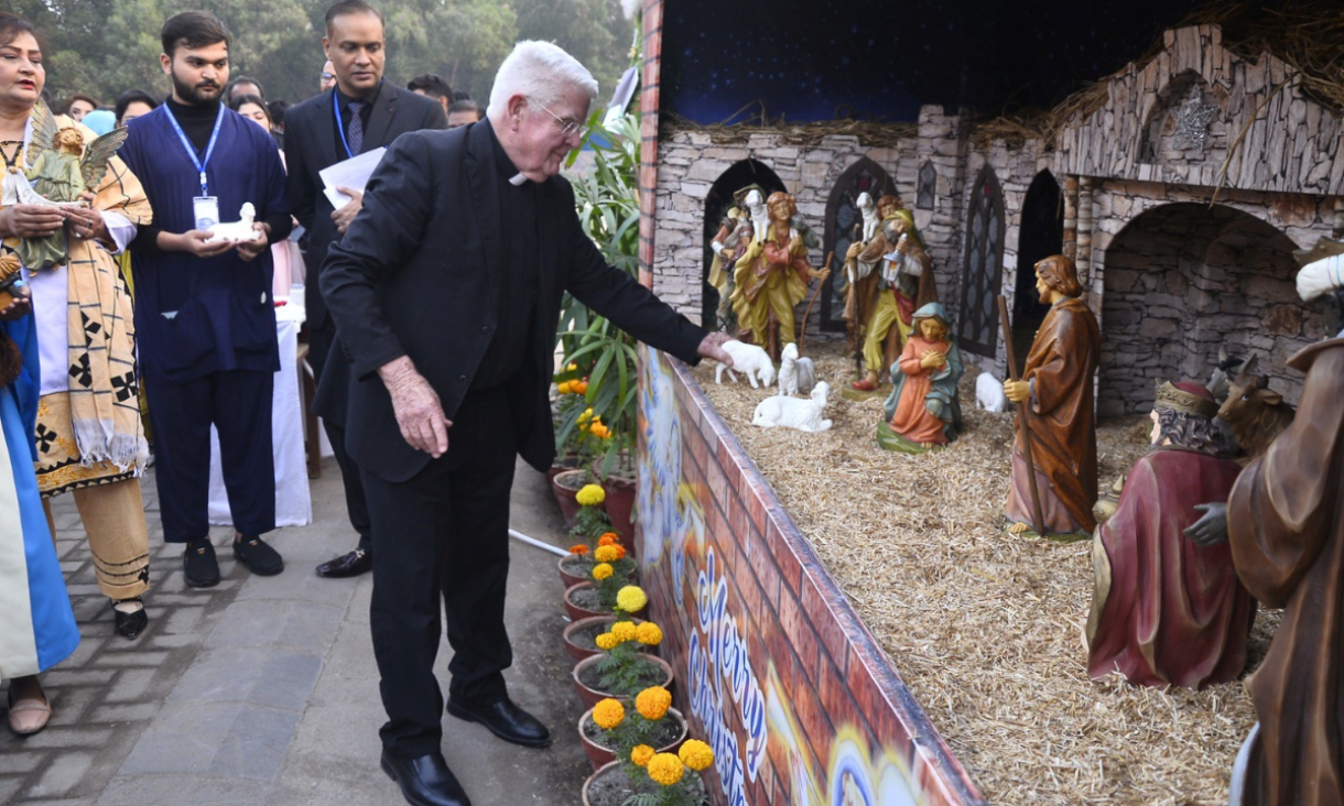 celebration of Christmas began at St Elizabeth Hospital in Hyderabad in southeast Pakistan - Photo: Columban Fr Robert McCulloch