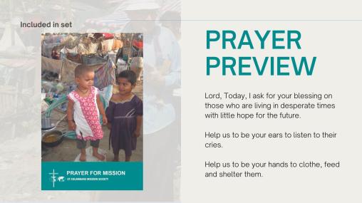 Prayer Card Set of 5