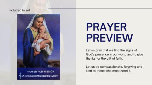 Prayer Card Set of 8