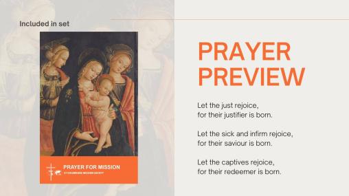 Prayer Card Set of 8