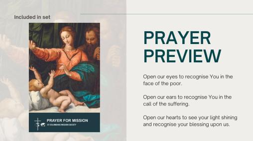 Set of 8 Prayer Cards