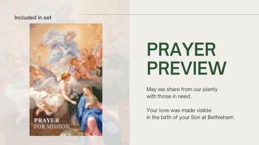Set of 8 Prayer Cards