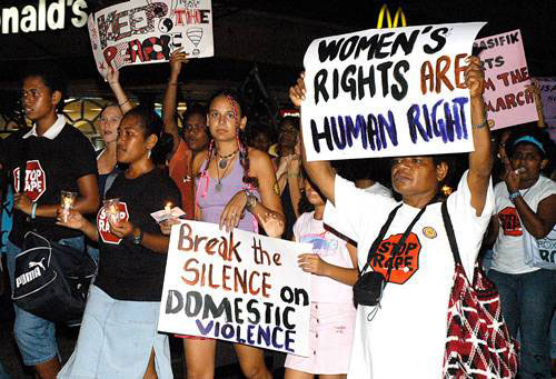 Violence against women in the Pacific  