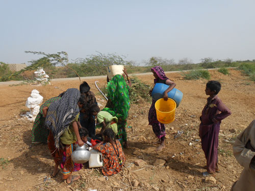 Fresh water supply reaches the people