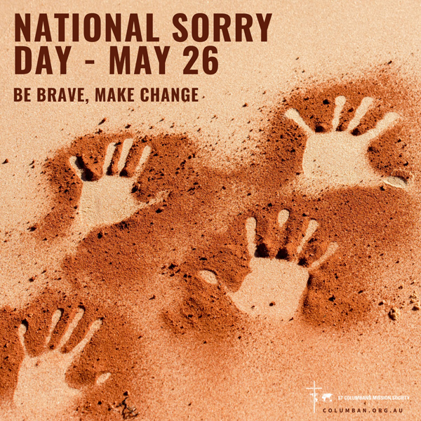 National Sorry Day - May 26 - Be Brave, Make Change - Photo:canva.com