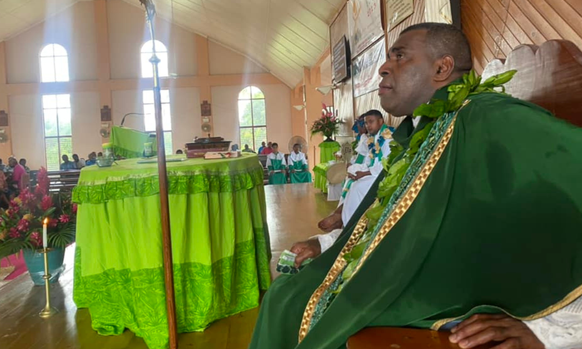 Fr. Pio Malotolu  has been installed as the New Parish Priest of Christ the King, Ba