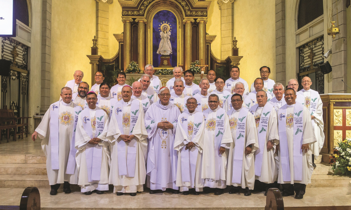 Columbans celebrate the centenial Mass in Nuestra Señora de los Remedios, Malate in 2018. Photo: Fr Kevin McHugh SSC