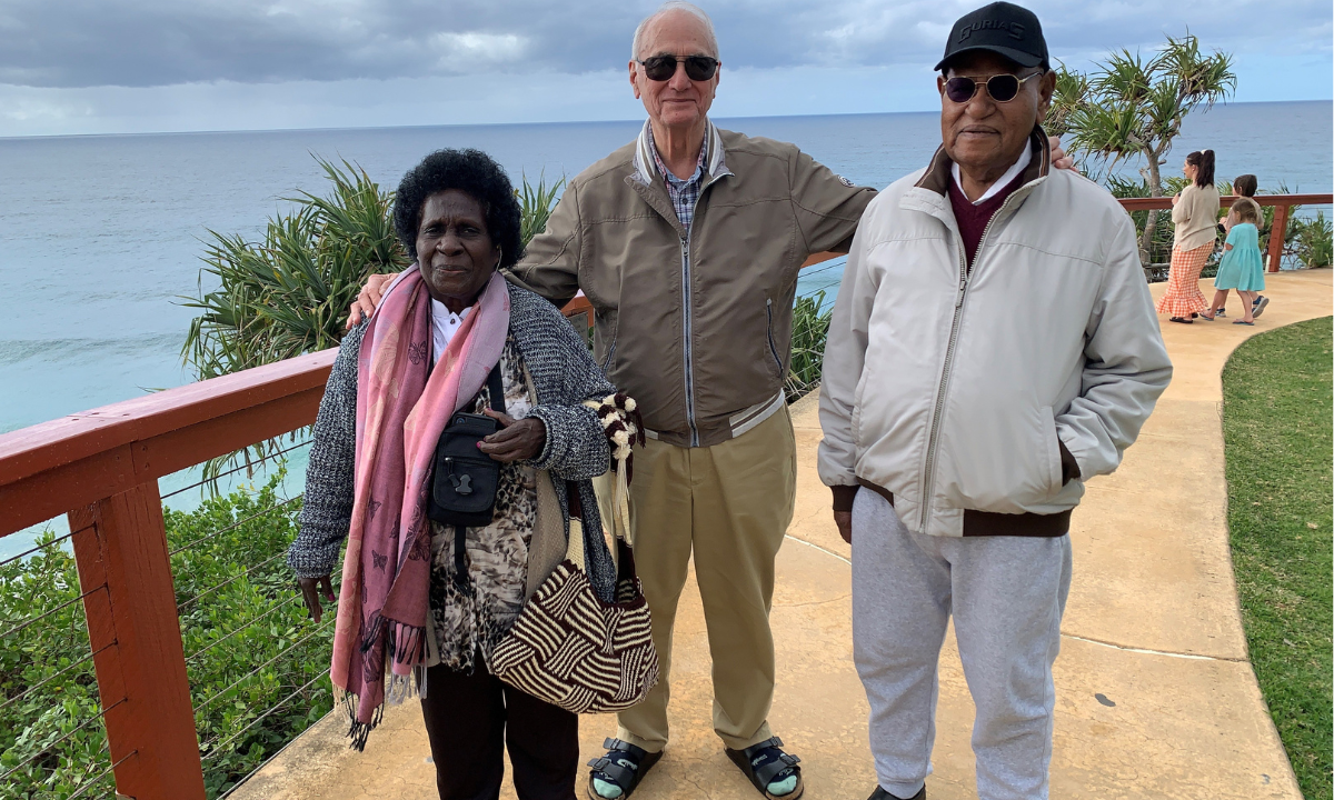 Very recent trip for the funeral in Brisbane and sight-seeing at Point Danger - Photo: Fr Warren Kinne SSC