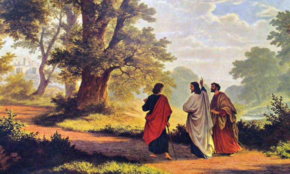 Gospel story of the disciples on the road to Emmaus in Luke 24:13-35 - Photo:canva.com