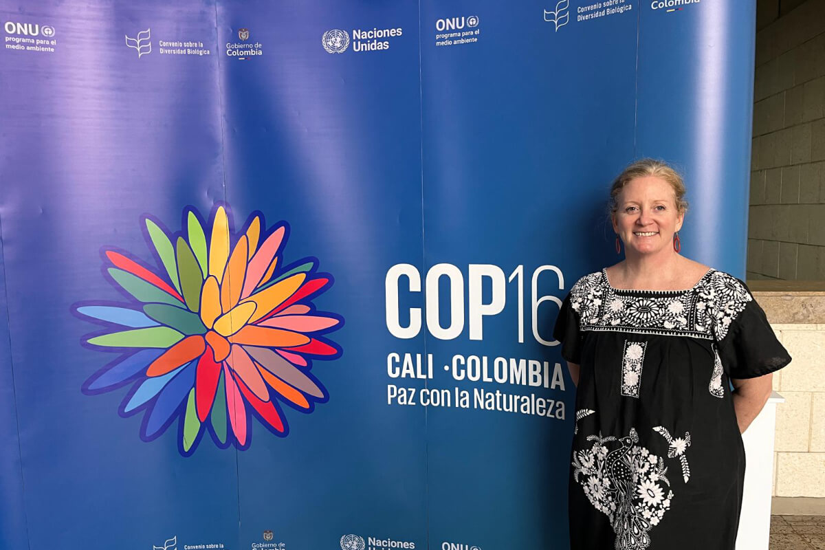 Amy at COP16 Last week.