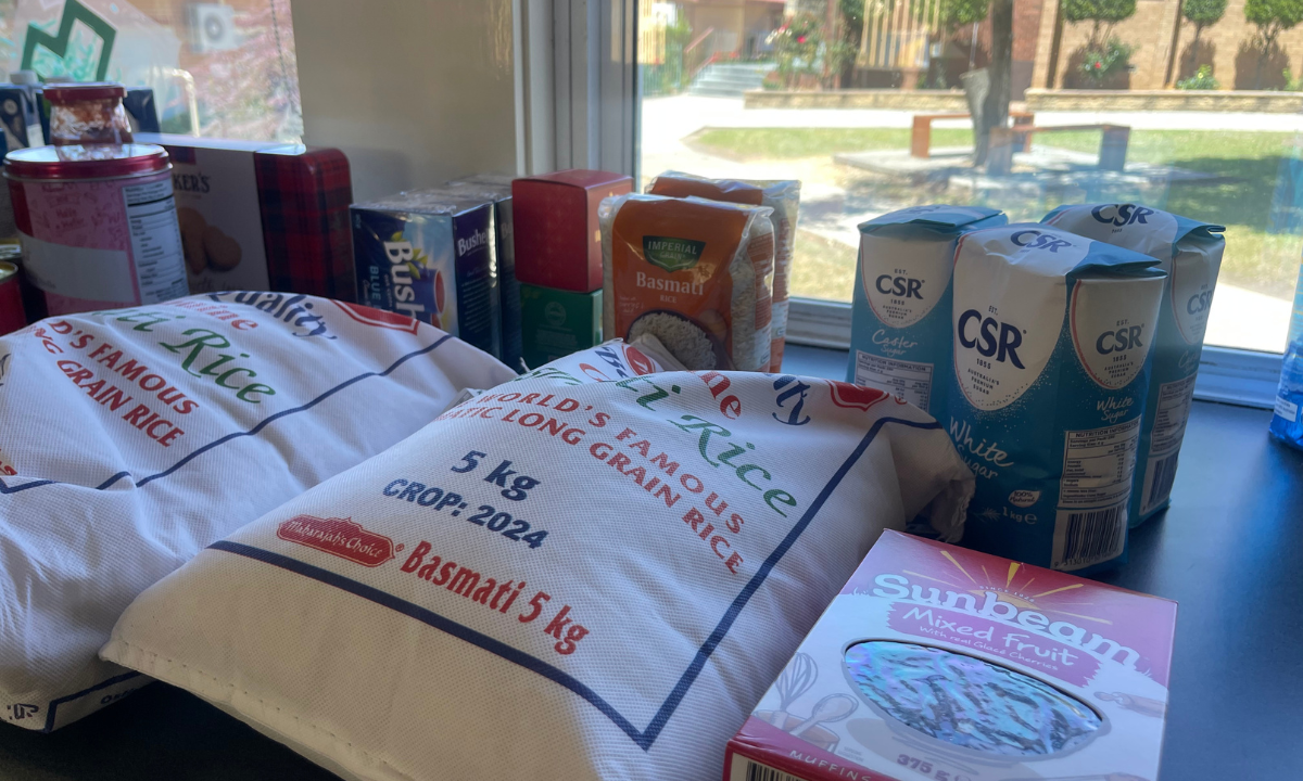 products generously donated by the parishioners of Our Lady of Lourdes, Seven Hills, and Good Shepard, Plumpton. Photo: Kim Chong