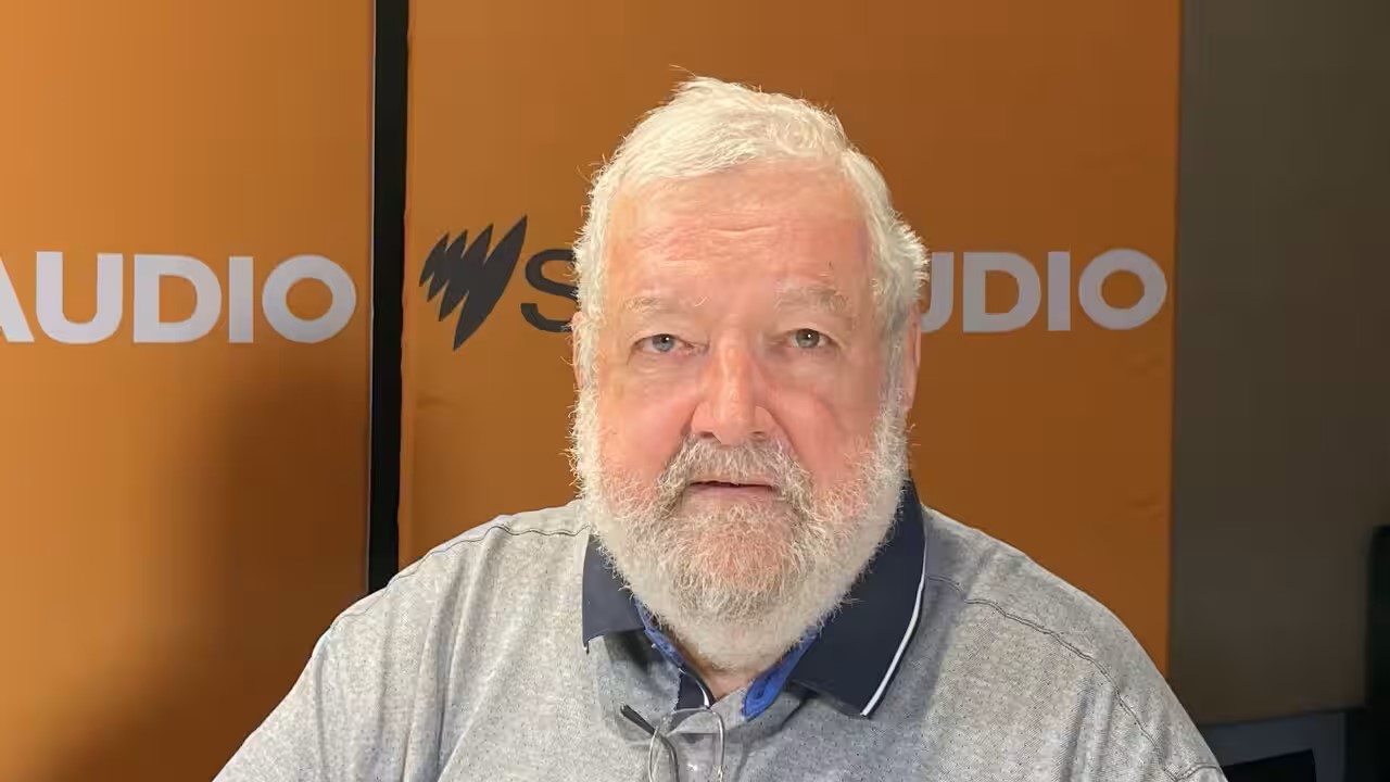 Rev Dr Patrick McInerney at SBS. Photo:SBS Urdu