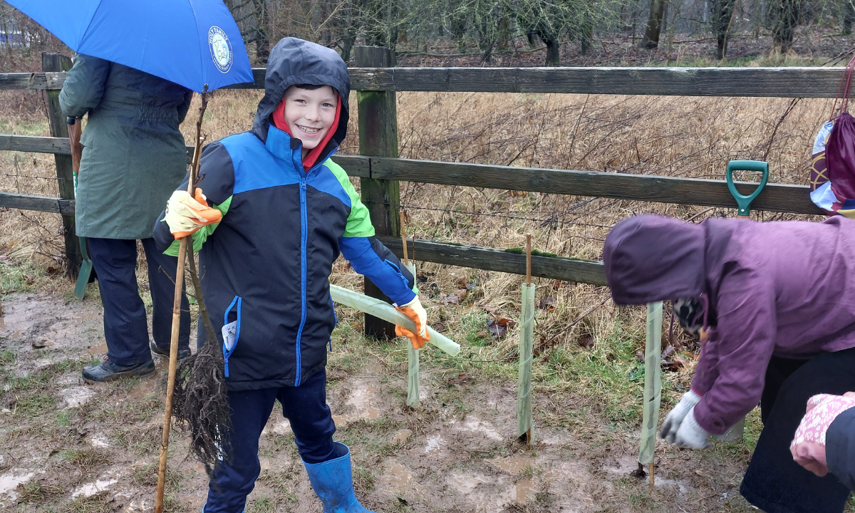The latest tree-planting day was on 11 February 2025 and the rewilding events aim to inspire participants to take action in their local communities, fostering a deeper connection to nature - Photo: Ellen Teague