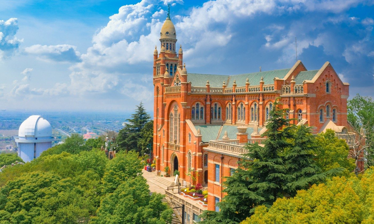 Sheshan Notre Dame Cathedral in Shanghai's Songjiang District