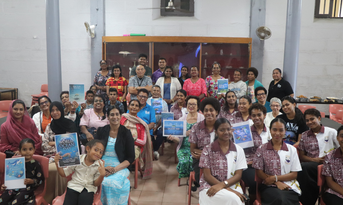 Participants at a recent JPIC & IRD event, to commemorate World Oceans and Environment Day (Columban Mission Society)