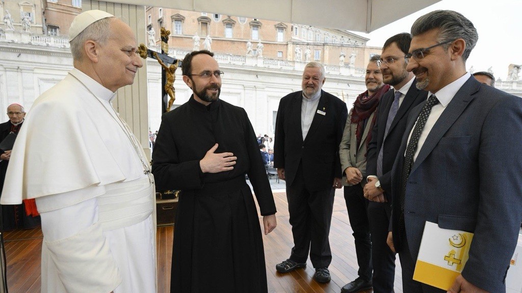 A member of the Commission introduces Consultors to the Pope. Photo: Fr Patrick McInerney