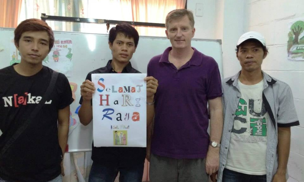 Columban Fr Peter O’Neill worked closely with exploited migrant workers from Indonesia living in Taiwan - Photo: Fr Peter O'Neill SSC