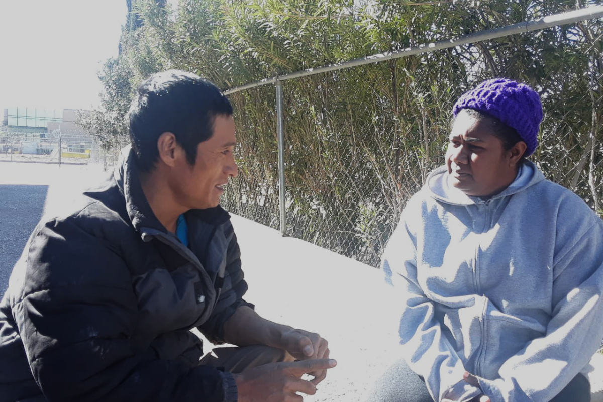 Columban Lay Missionary Sainiana Tamatawale worked on the Mexican/American border for ten years and accompanied migrants and victims of human trafficking. Photo: Columban Missionaries)