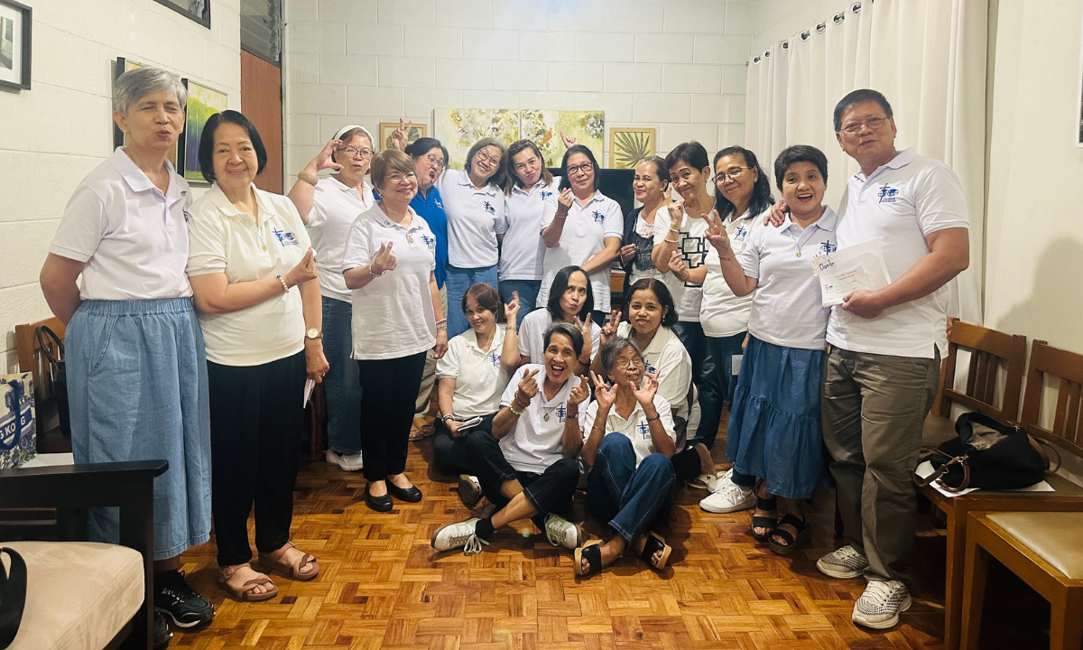 Vida together with Columban Mission Partners (Cubao) during a recollection - Photo: Vida Hequilan 