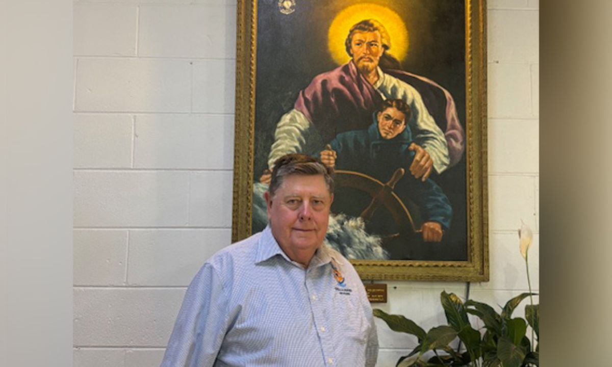 Columban Fr. Tony Cox who serves as the National Director of Stella Maris Australia, leads an apostolate of the sea that directly mirrors this call to care (PC: Columban Mission)