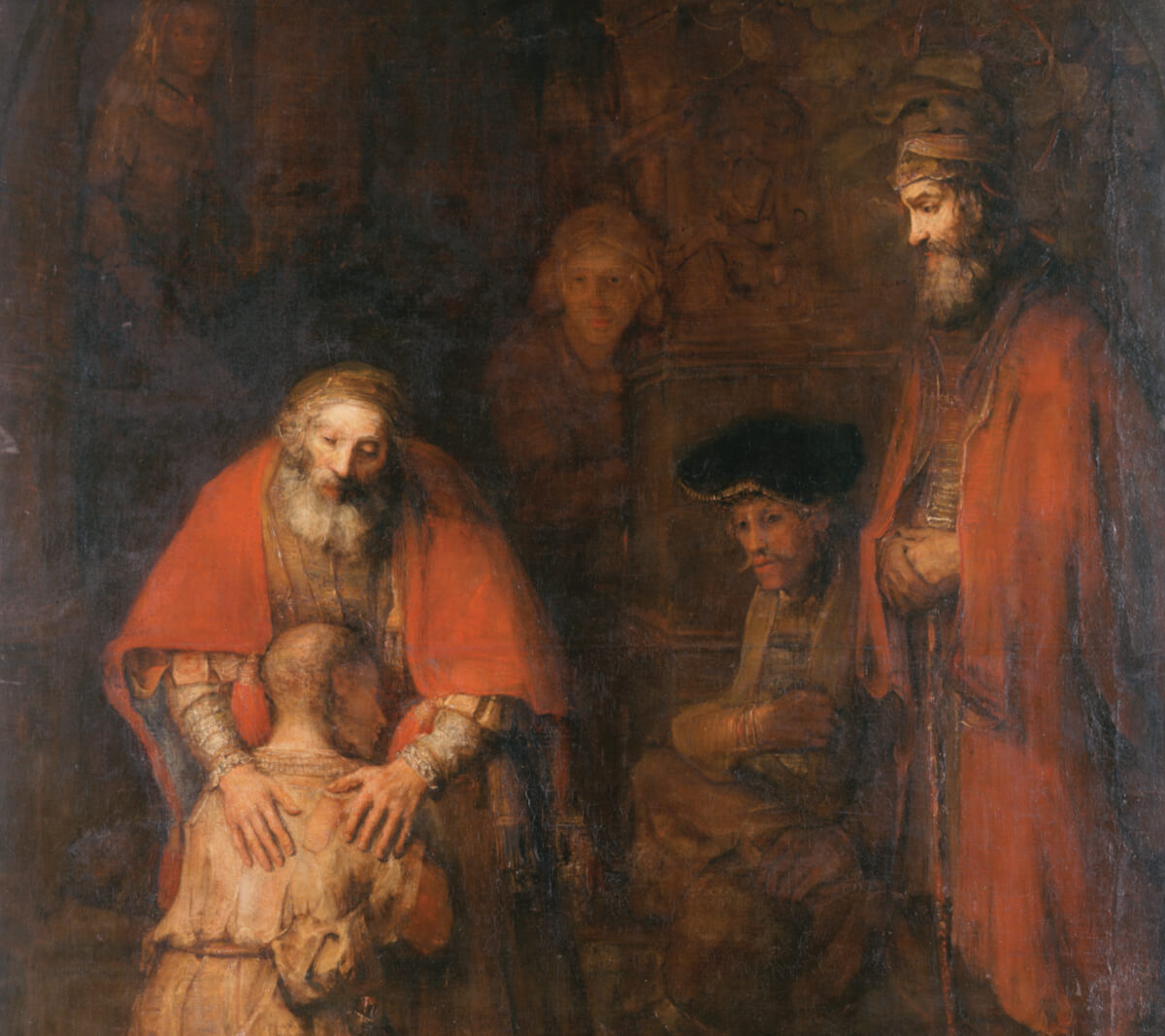 Rembrandt van Rijn, The Return of the Prodigal Son, c. 1661–1669. Photo: Wikimedia Commons/Hermitage Museum, Saint Petersburg