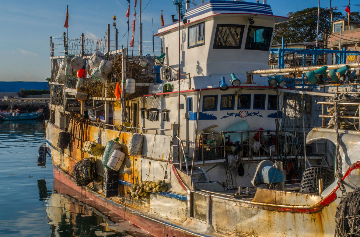 Fishing boat in a harbour in Taiwan. Photo: stockphoto.com/12mn