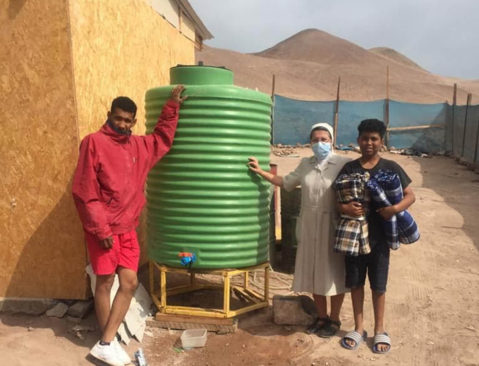 Water Tanks. Photo: Columban Fr Dan Harding