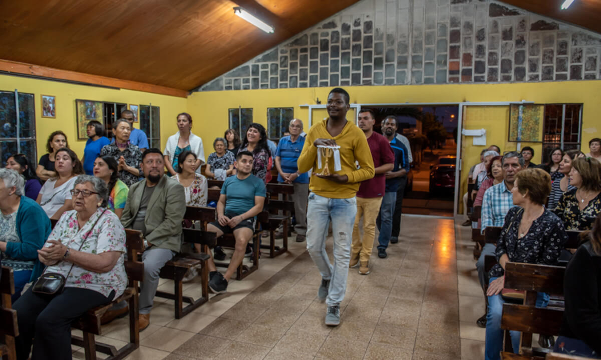 Inauguration and blessing of the San Columbano Shelter House and the Migrant Hall. Photo: Columbans Chile