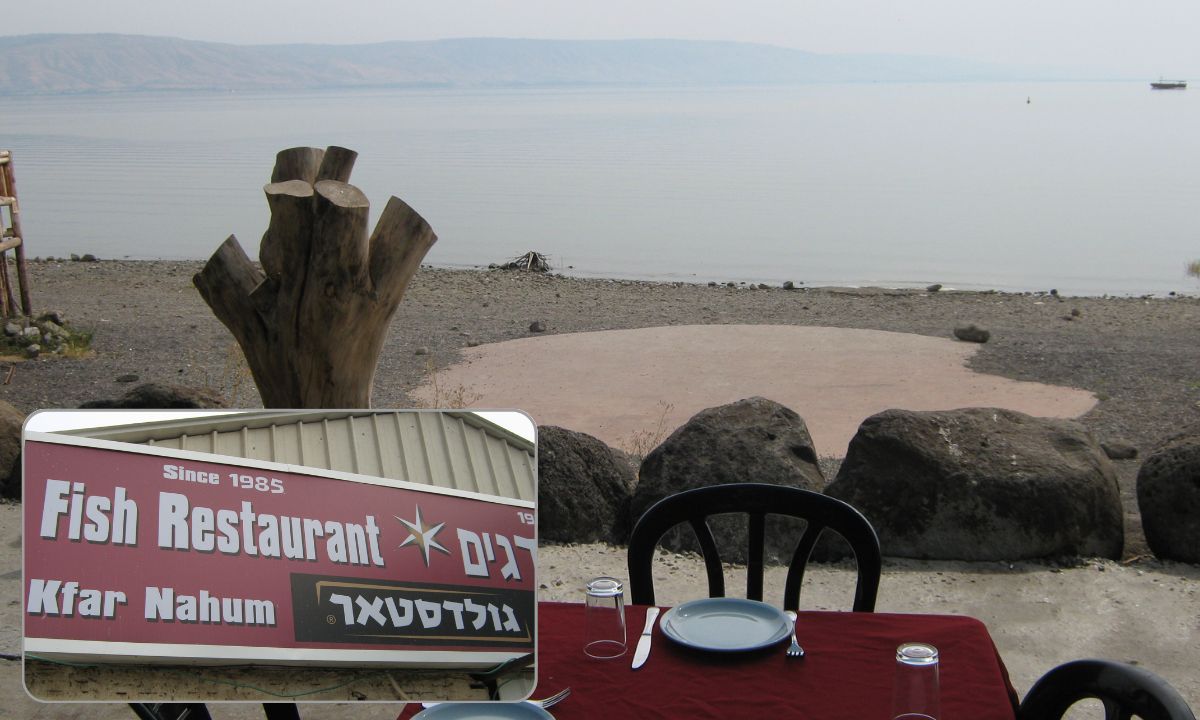 Restaurant on the shores of the Sea of Galilee. Photo: Columban Fr Colin McLean
