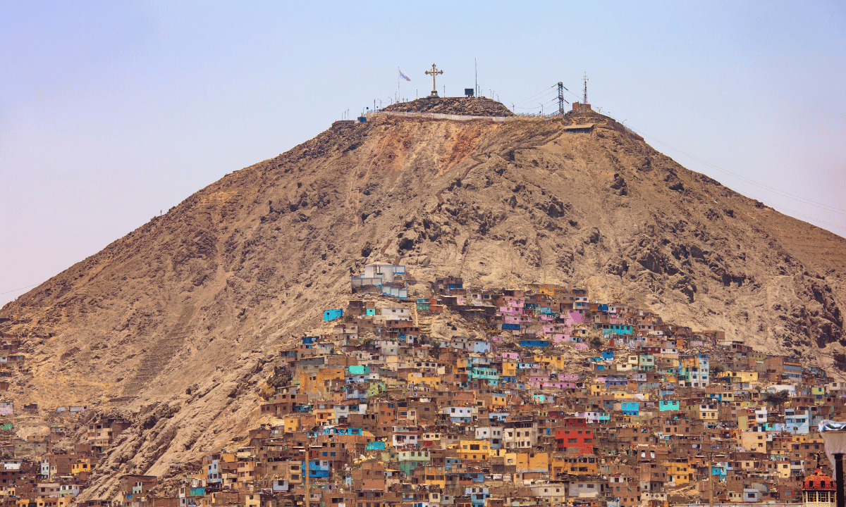 San Cristobal hill in Lima, Peru. Photo: canva.com
