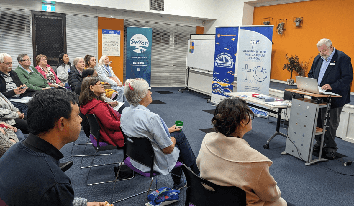 Columban Rev DR Patrick McInerney delivers talk at the Catholic Institute Sydney on the significance of Ecclesiam Suam for interreligious dialogue and its relevance today.