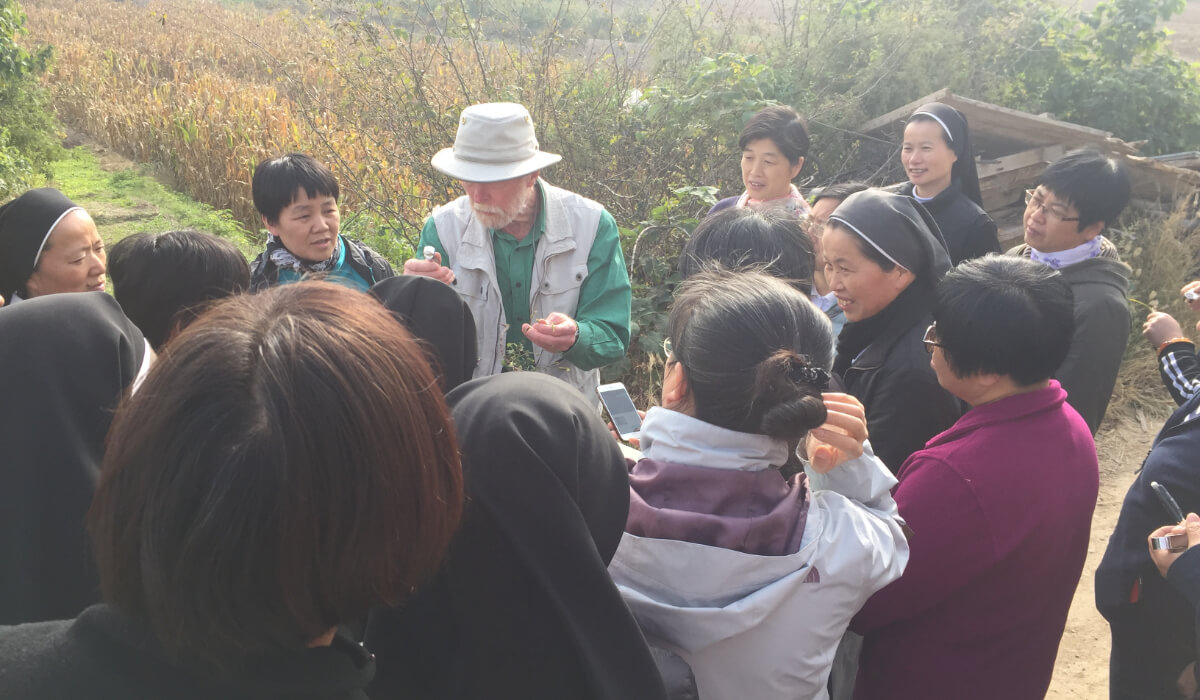 Ecology workshop in China. Photo: Fr Dan Troy