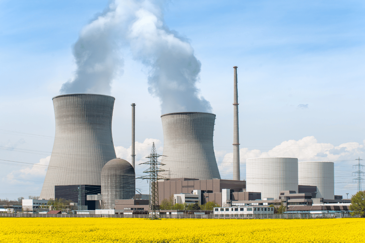 A nuclear power plant