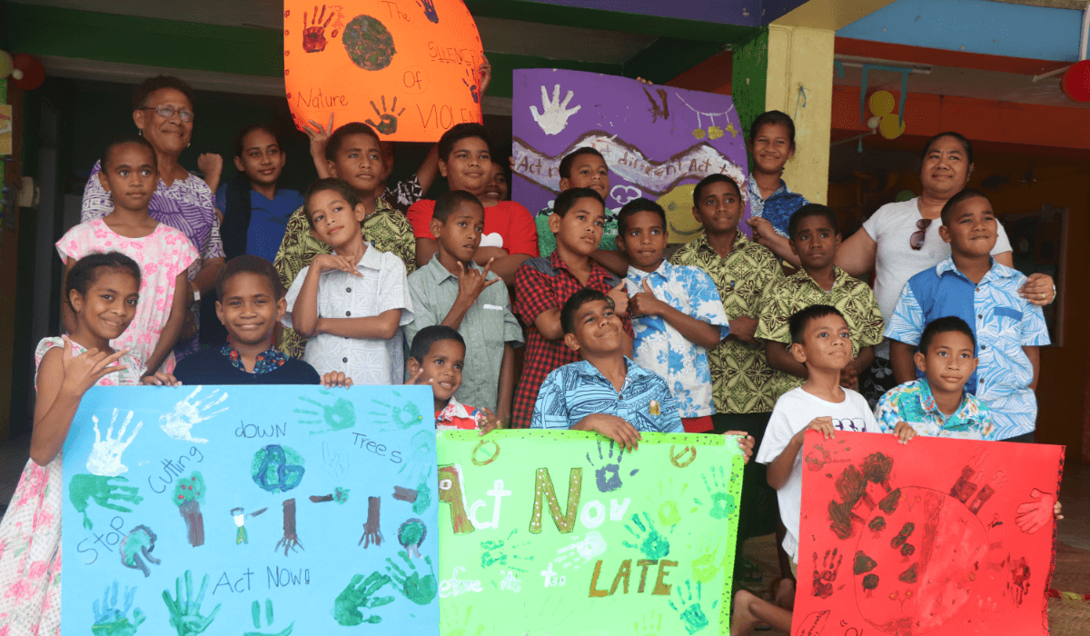 Ecology Justice Workshop participants. Photo: Ioane Nawaikula