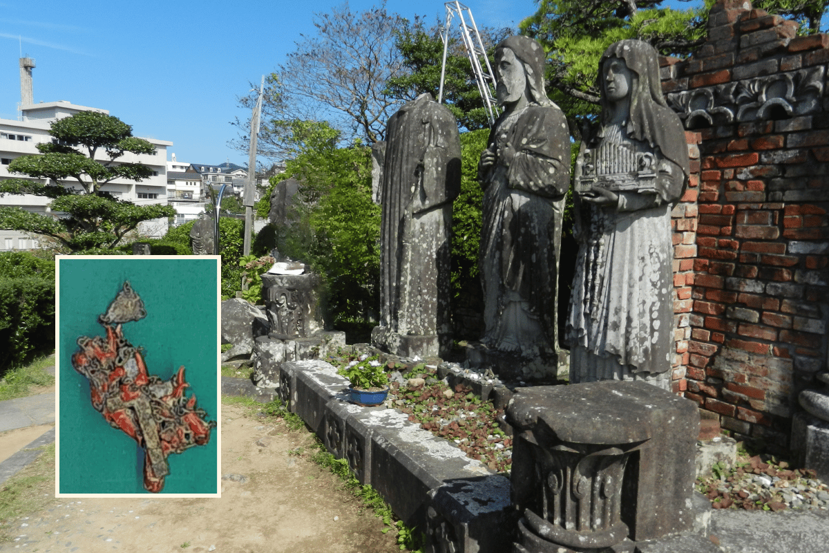 Bombed remains of the Cathedral in Nagasaki. Photo: Fr Peter Woodruff