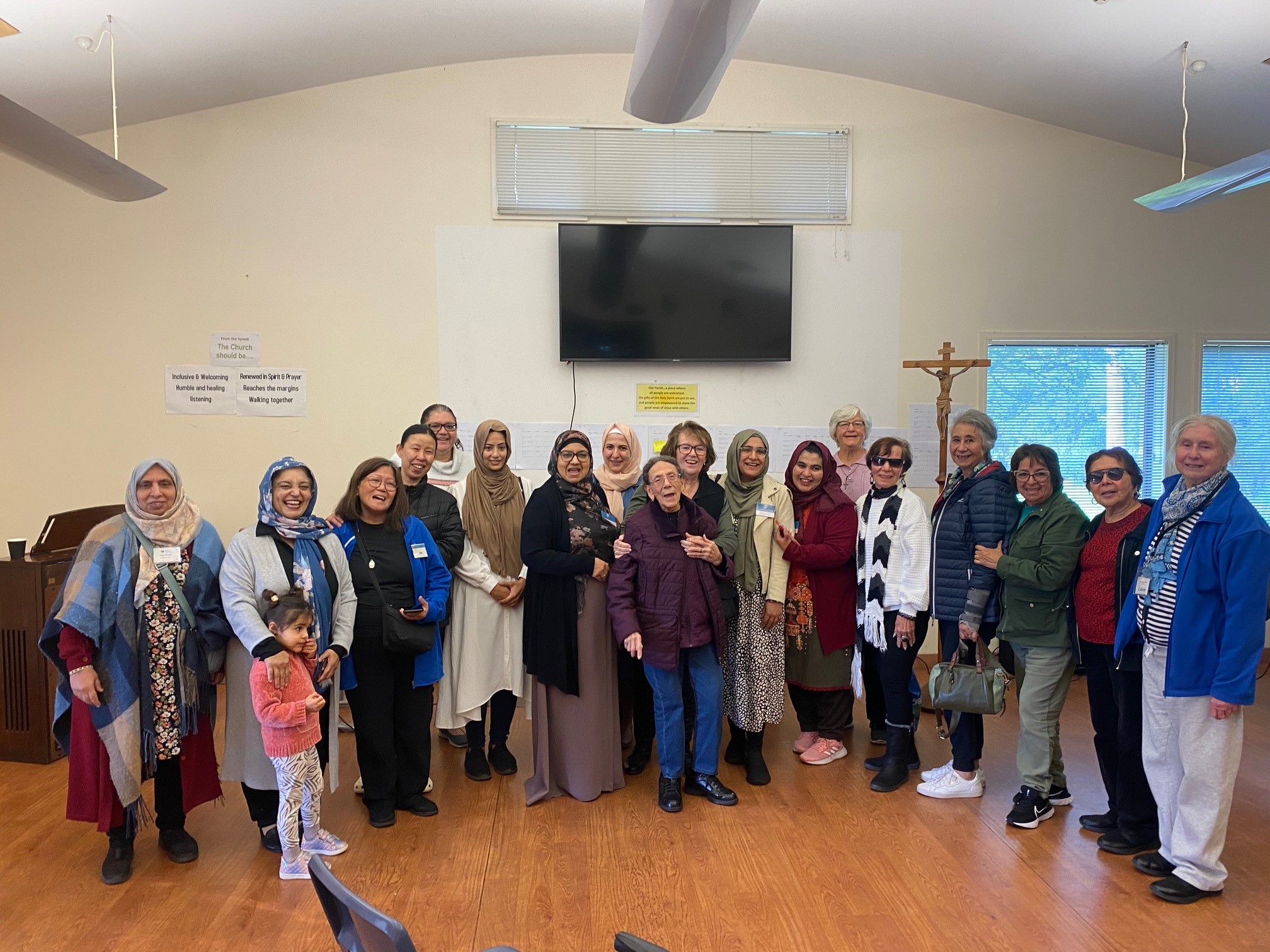 Some of the Christian and Muslim women who attended the event. Photo: Kim Chong