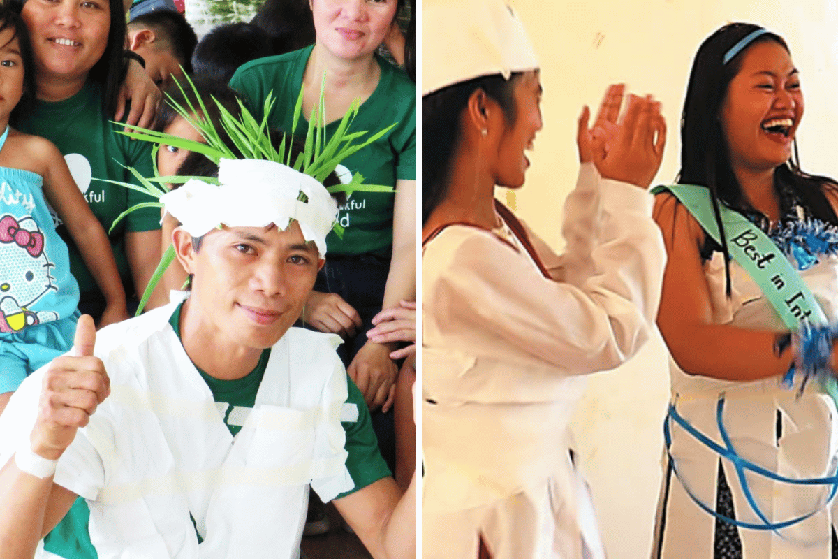 Toilet paper gown competition