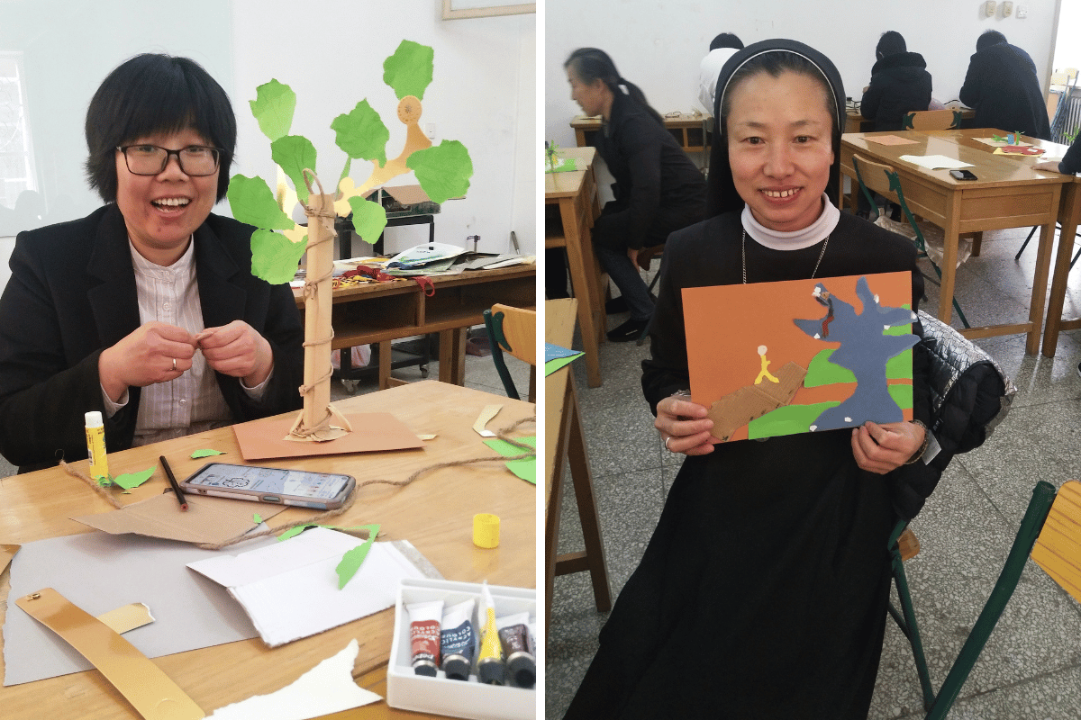 Participants at the creative workshop. Photo: Fr Dan Troy SSC