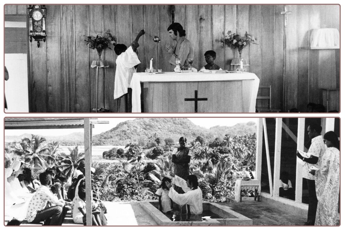 Columbans have ministered to an inter-cultural community and have long served the Catholic Indian community in Labasa (PC: Columban Archives)