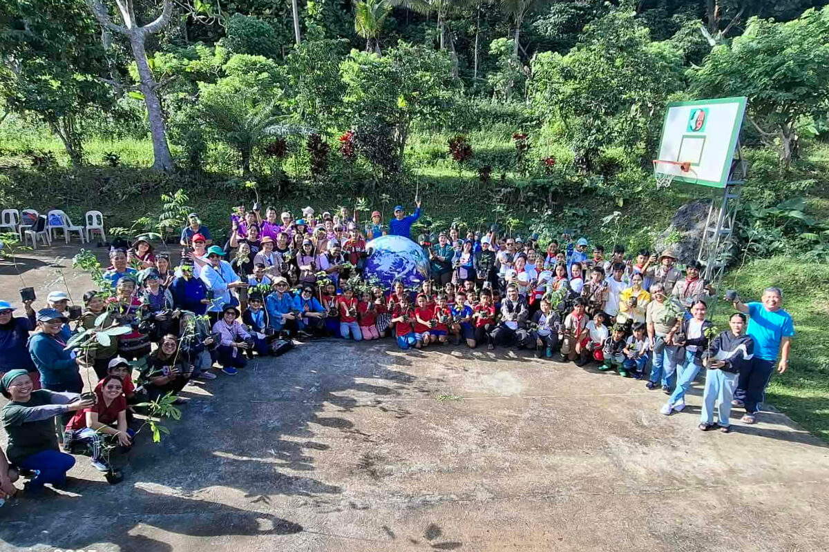 Tree Growing during the celebration of St. Columban’s Day. Photo: John Din