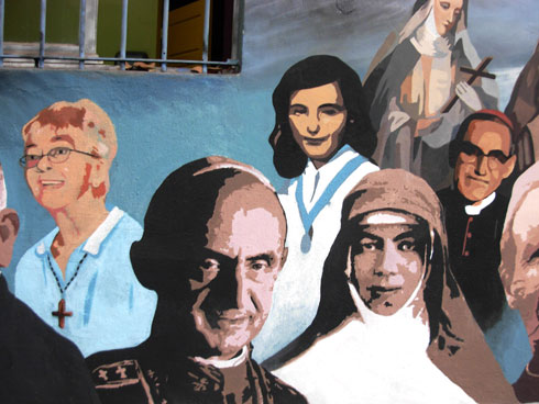 Mural at Columban Mission Centre in Santiago, ChilePhoto: Missionary Society of St Columban