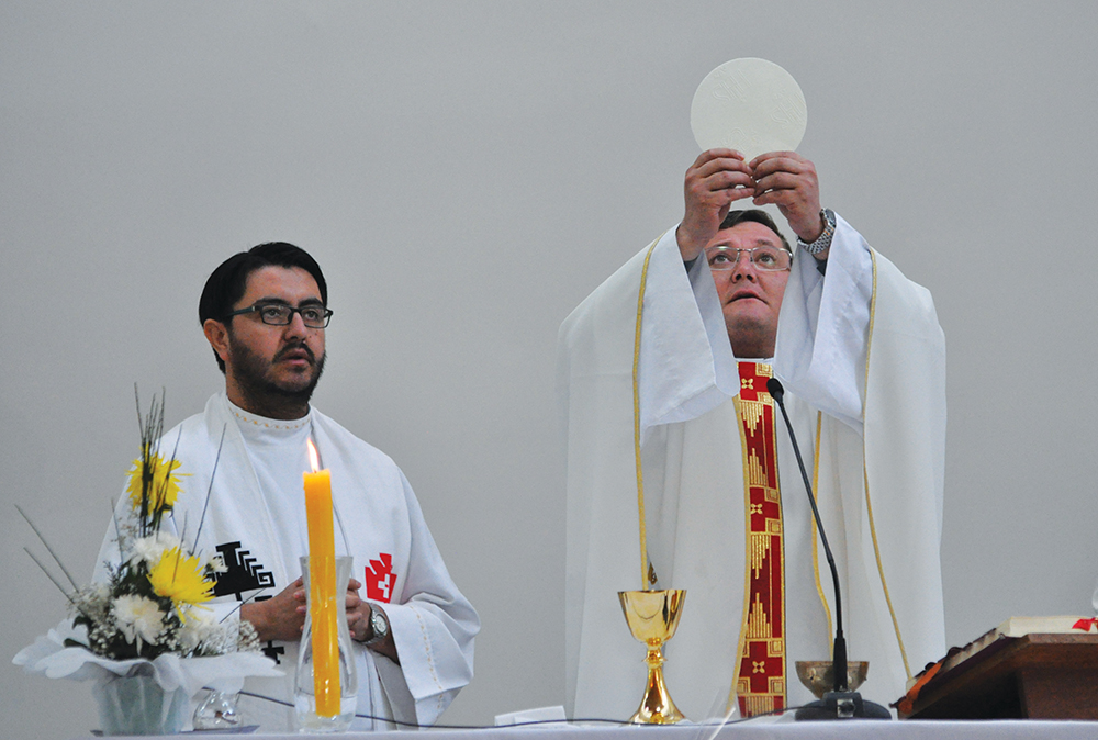 Columban Frs Rafael Ramírez and Gonzalo Bórquez. Photo: St Columbans Mission Society