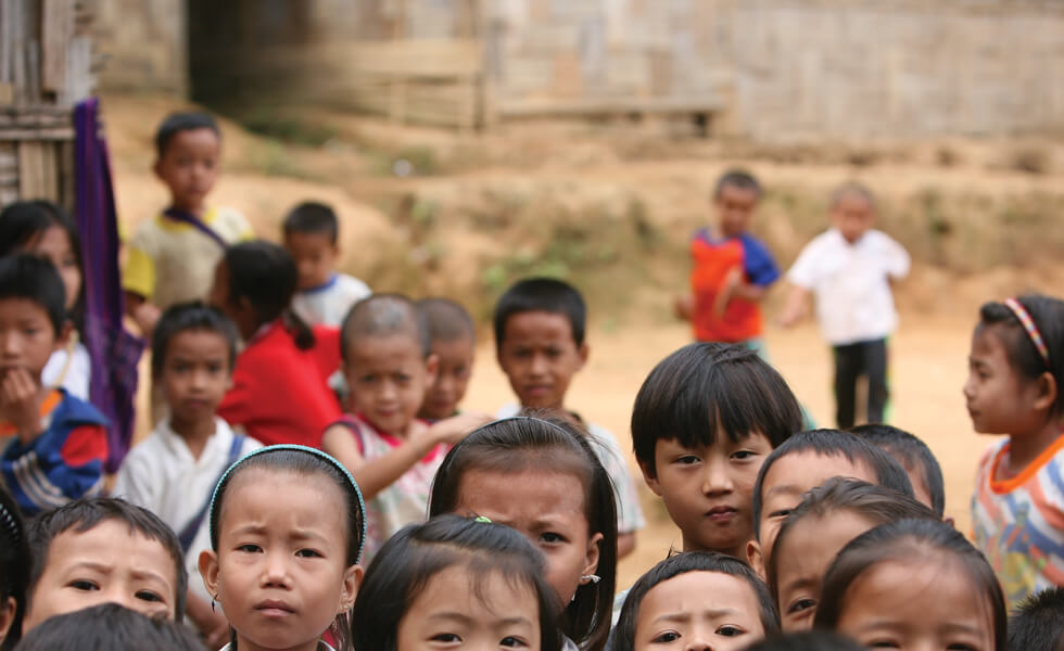 Photo: Gary Moore, Children at the Ban Tractor refugee camp on the Thai/Myanmar border, CC-BY-2.0