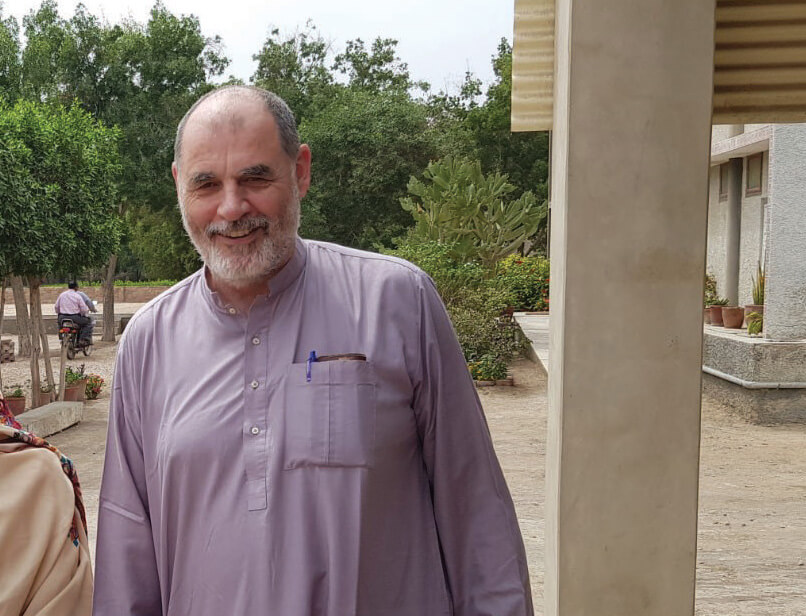 Fr Tomás King in Pakistan. Photos: Fr Pat Raleigh SSC