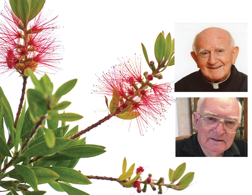 Fr Seamus O'Connor SSC and Fr Peter Kenny SSC. Photos: Missionary Society of St Columban