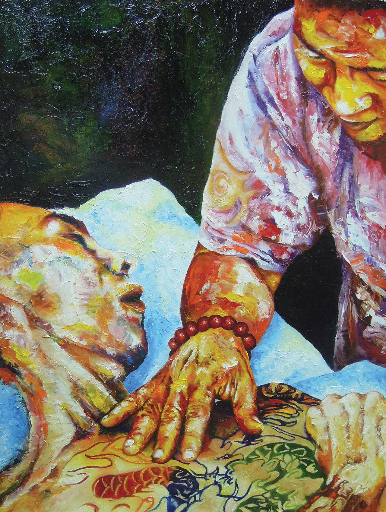Pure Dialogue - oil on canvas by Jao Resari CLM